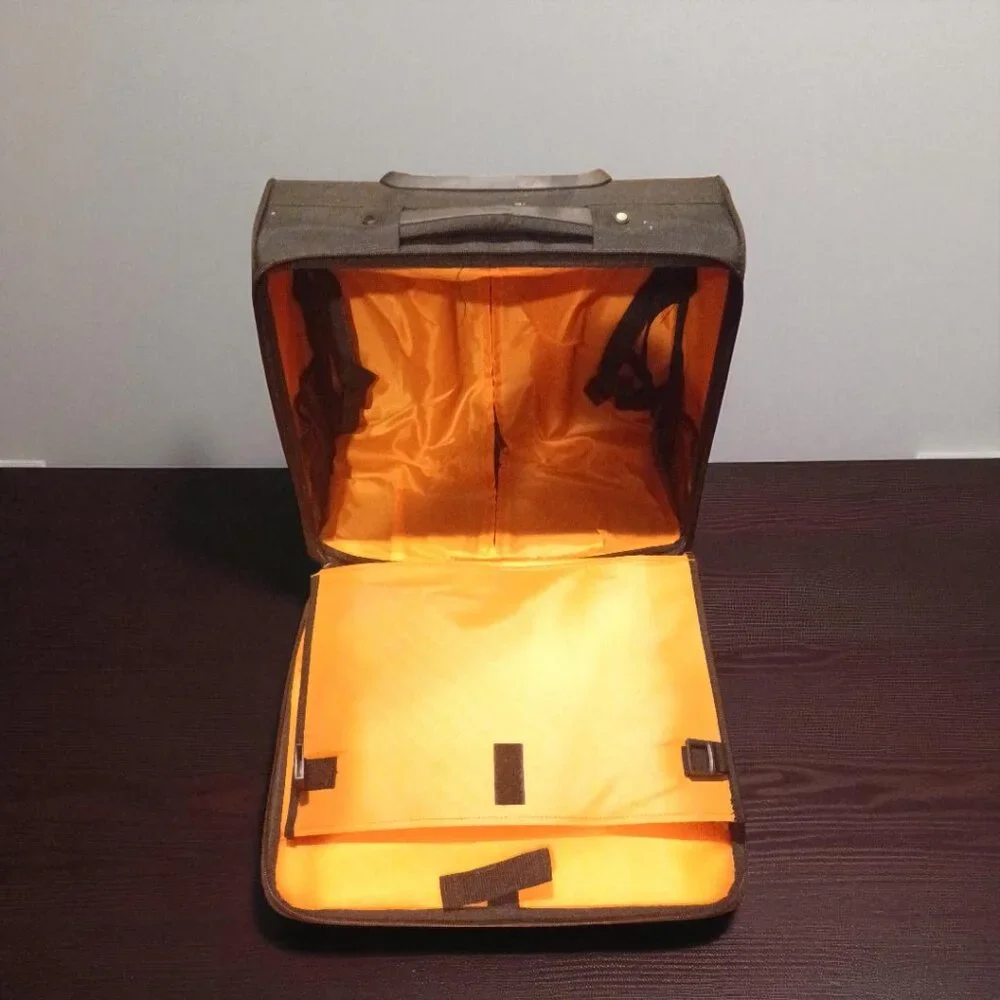 Solo Classic Rolling Nylon Laptop Overnight Bag Rolling Laptop Case